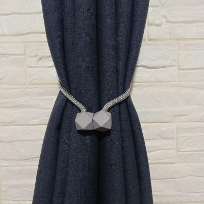 China Eco-friendly Curtain Tie Ropes Curtain Accessories Magnetic Tie Backs Magnetic Curtain Tiebacks for sale