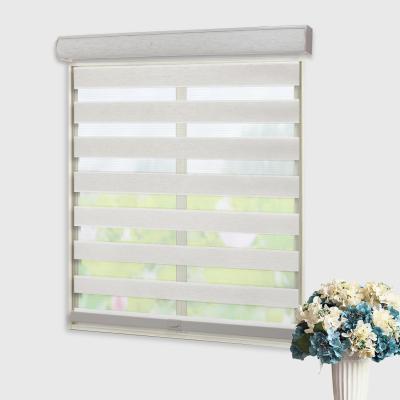 China Anti UV cheap price zebra roller blind manufacture roller shade roll curtain blind day and night for sale