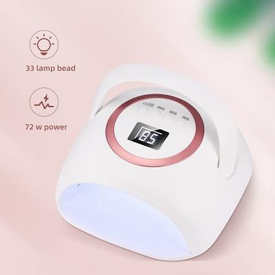 China ABS+PC New Design 2021 LED UV Nail Lamp With Handle for sale