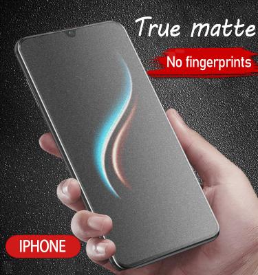 China Mobile phone for iPhone 13 pro /12 pro Anti-fingerprint Tempered Glass Screen Protector Matte Screen Protector for iPhone 11 12 13 pro max for sale