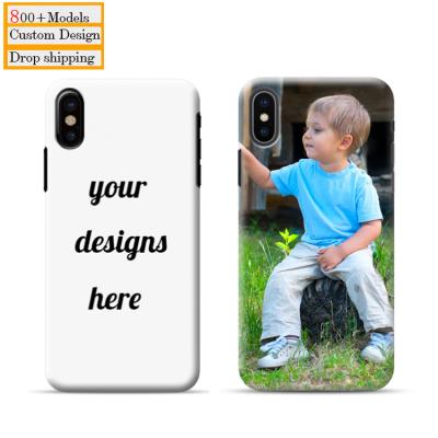 China High Value Shockproof Phone Case Custom Design 3D Plastic Cases For iPhone X , Dropshipping Support for sale