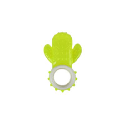 China Viable All-For-Paws Pampers Product Cactus Teether Freezable Cooling Chew Toy Dental Chill Teething Toys for sale