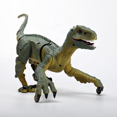 China Eco-friendly safety dinosaur robot toy for kids 2.4G remote control walking and running dinosaur for kids for sale