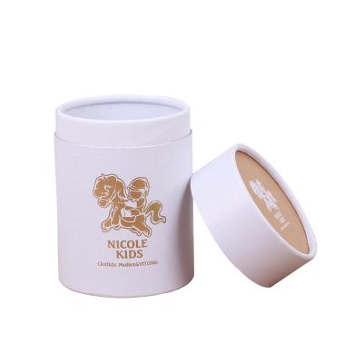 China Biodegradable T Shirt Packaging Tube Customized Protein Powder Use Composite Paper Boxes Spice Kraft Paper Tube for sale