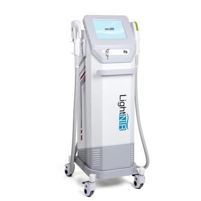 China 3000W 2 Handles DPL NIR Skin Rejuvenation Fast Hair Removal Machine for sale