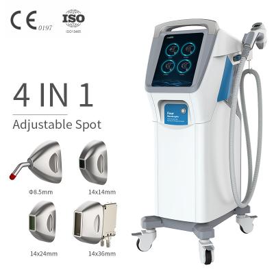 China 4 In 1 Permanent Diode Laser Hair Removal Machine High Power Adjustable Spot Size for sale