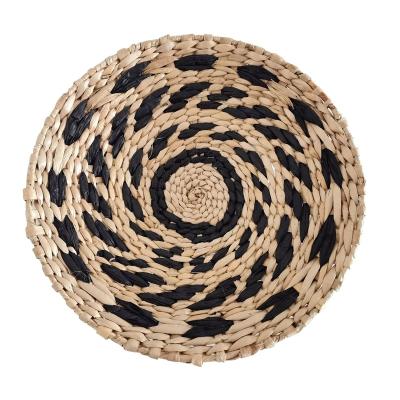 China Woven Seagrass Basket Wall Art Decorative Wall Decor Basket Wall Decoration in Home for sale