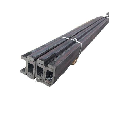 China Heavy Rails Track Building Material Wholesale Gu70 Gu80 Gu100 Gu120 Crane Rail Steel Heavy Light Rail Steel Fences Railway Track for sale