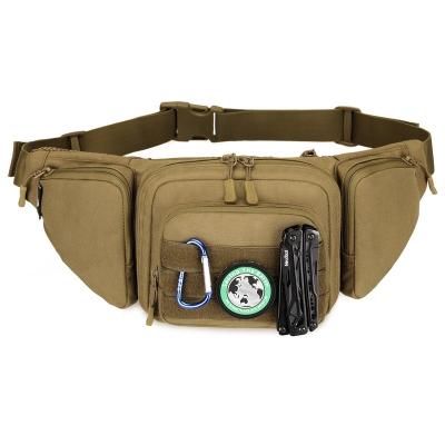 China Bumbag Waterproof Anti-theft Waterproof Tactical Casual Pack Waist Bag Camouflage Oxford Tactical Outdoor Waist Fanny Pack for sale