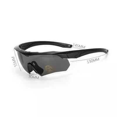 China Anti UV Motorcycle Anti-impact CS Outdoor Sunglasses Polarized Tactical Goggles for sale