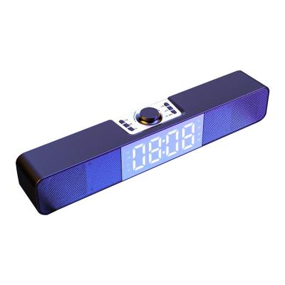 China Wireless Charger for Portable Mini Blue Portable Loudspeaker Mini Blue Speaker Factory Indoor Waterproof Clock Q10 BT Wireless Speaker for sale