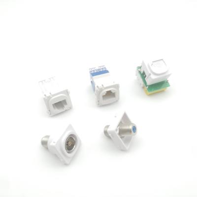 China OEM ODM Residential / General Purpose Factory Made Design Own Brand Keystone Ground SAA AUS Cat5e Cat6 RJ45 Connector Plug for sale