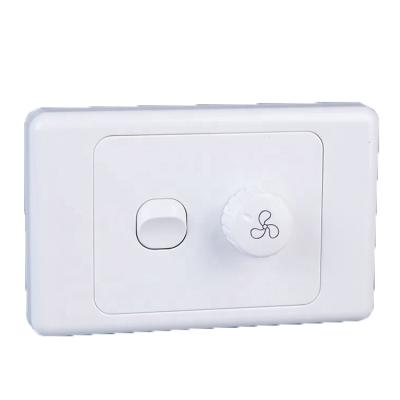 China Fireproof PC Australia SAA Standard Fan Dimmer Light Wall Switch for sale