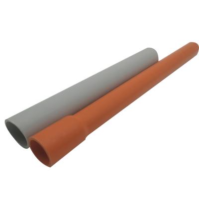 China AU OEM ODM Factory Made Design Support Brand HD Gray Electrical Ground Clean Electrical Wire / Orange PVC Conduit Pipe for sale