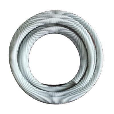 China Clean Flexibility Outdoor Gloss PVC Gray Corrugated OEM ODM Factory Made Design Brand Name SAA 25MM Mass Heat Resistant Duct for sale