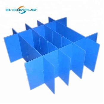 China Storage ; Packaging ; Protection; High Impact Lightweight Cartonplast Advertising Corrugated PP Plastic Divider For Bottles for sale