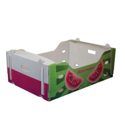 China Veggie Waterproof Corrugated Plastic Box for sale