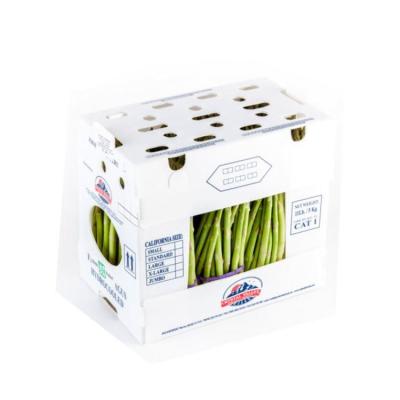 China Cordlute Waterproof Plastic Box for Australian Fresh Green Asparagus for sale