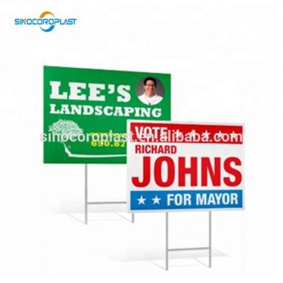 China PP Billboards Outdoor Advertising Sign Road Sign Board for sale