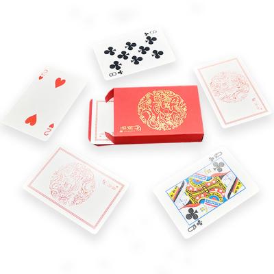 China Recycable Customized PVC Poker Paper Game Card For Casino for sale