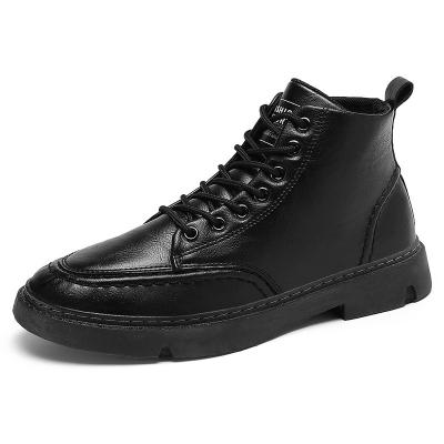 China Martin Boots British Style Leisure High Top Leather Dress Fashion Short Machining Boots Others Winter Men's Shoes Men's Shoes for sale