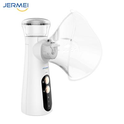 China For commercial & Cool Inhaler Mini Mesh Rechargeable Nebulizer Machine Home Use Handheld Ultrasonic Nebulizer Mist Vapor Atomizer for Kids Adult for sale