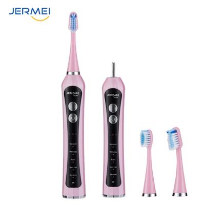 China JERMEI Odm Battery Powered Sonic Electric Toothbrush Standard Acoustic Vibration Ultrasonic Technology for sale