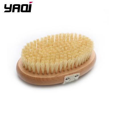 China All Natural Sisal Hemp Bath Brush Beech Oval Brush Smell Removing/Dehumidification for sale