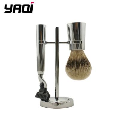 China Single high quality with great price safety razor holder and shaving brush for sale