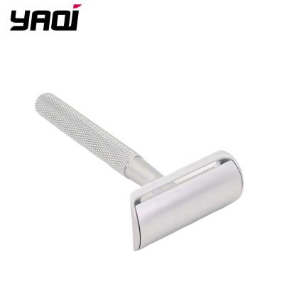 China 2020 New Single Blade YAQI Matte Chrome Wet Shaving Safety Razor for sale