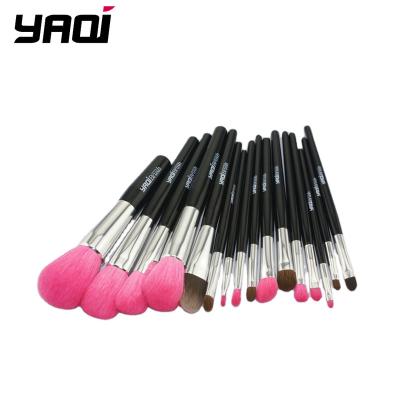 China Angular Blush YAQI OEM Wholesale Professional Makeup Customized High Quality Cosmetic Brush Set for sale