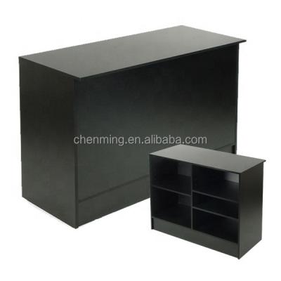 China Simple Best Selling Cheap Wooden Counter For Store Display Ready To Assemble for sale