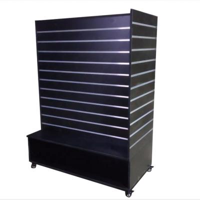 China Single Slatwall 4 Feet H Gondola Display Unit For Retail Store for sale