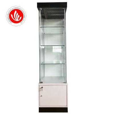 China Indoor Glass Showcase Display Cabinets With Storage for sale