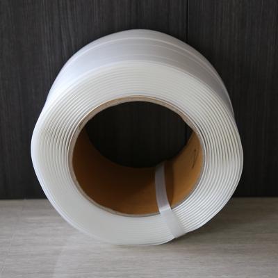 China Manual Racing Poly Packing Strapping Belt Heavy Duty Polyester Composite Strap for sale