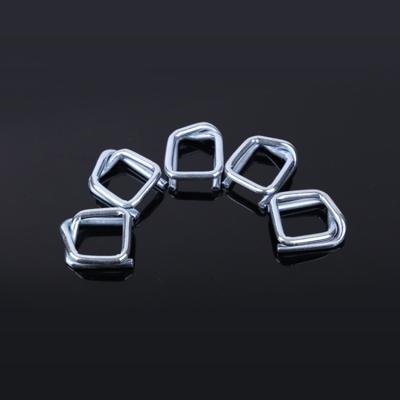 China Manual Wrapping Hot Sale Galvanized Steel Buckle Galvanized Steel Wire Buckle for sale