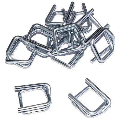 China Manual Wrapping Galvanized Stainless Steel Buckle Steel Wire Strapping Buckle for sale