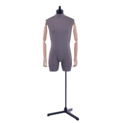 China Male Fashion Dummy , US SIZE6 Fashion Dummy Covered By Chamois for sale