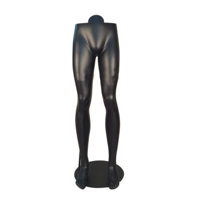 China US CLASS 6 Fiberglass Black Light Weight Male Mannequin Lower Body Torso Mannequin Clothing Store Underwear Shop Mannequins Bottom Display for sale