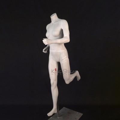 China Sports Running Model Display Window Size White Running Mannequin New Female Plus Size Mannequin Design for sale