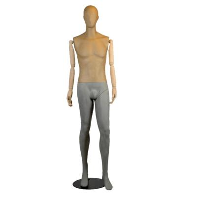 China USA CLASS wooden 6 body full arm eco-friendly male mannequin movable female mannequin for sale articulated wooden mannequin for sale