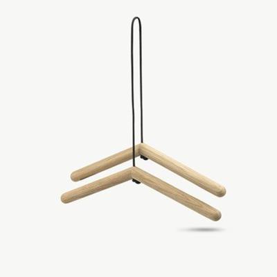 China Multifunctional antique pine wood hanger, kids clothes hanger for sale for sale