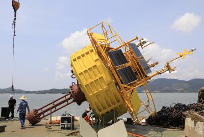 China Altura da onda Monitoramento automático da bóia LiDAR flutuante Condição do oceano à venda