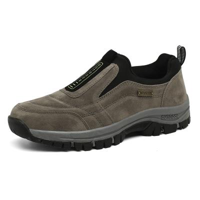 China New Trend Male Wearable Trekking Suede Casual Slip Cushioning On Outdoor Hiking Shoes Men for sale