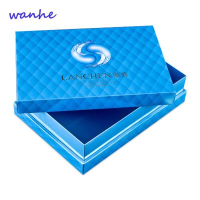 China Recycled Materials Wholesale Custom Magnetic Flap Lid Closure Cardboard Gift Box Makeup Paper Cosmetic Packing Boxes for sale