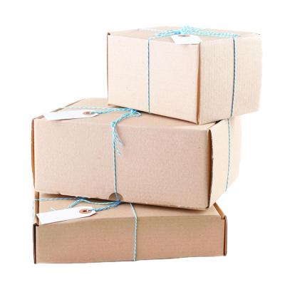 China Recyclable Wholesale Custom Cheap Kraft Paper Cardboard Paper Box For Gift Boxes for sale