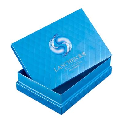 China Recycled Materials Wholesale Custom Magnetic Closure Lid Christmas Gift Box Cardboard Makeup Paper Cosmetic Packing Boxes for sale