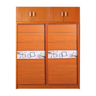 China Customized Detachable Clothes Closet Modern Design Bedroom Furniture Sliding Door Clothes Wardrobe Wooden Cabinet for sale