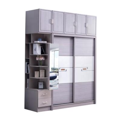 China Detachable Modern Wall To Wall Wardrobe Storage Cabinet Corner Book Wardrobe Bedroom for sale