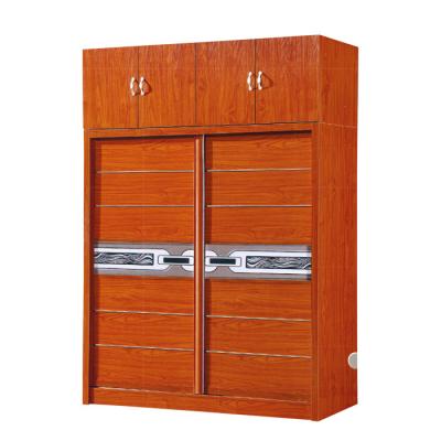 China Wood Storage Cabinets 4 Doors Detachable Nordic Modern Wood Modular Clothes Organizer White Cloth Warder Wardrobe for sale